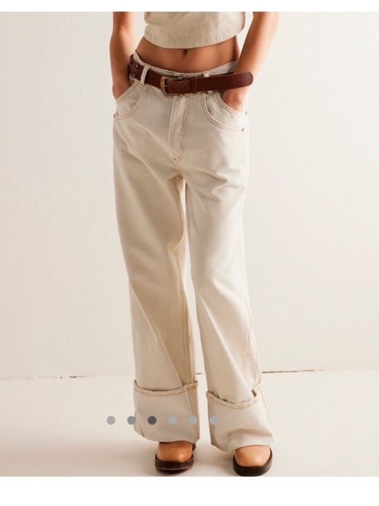 Free People Denim - NWT Free People Final Countdown Cuffed Boyfriend Jeans in shade Big Ban